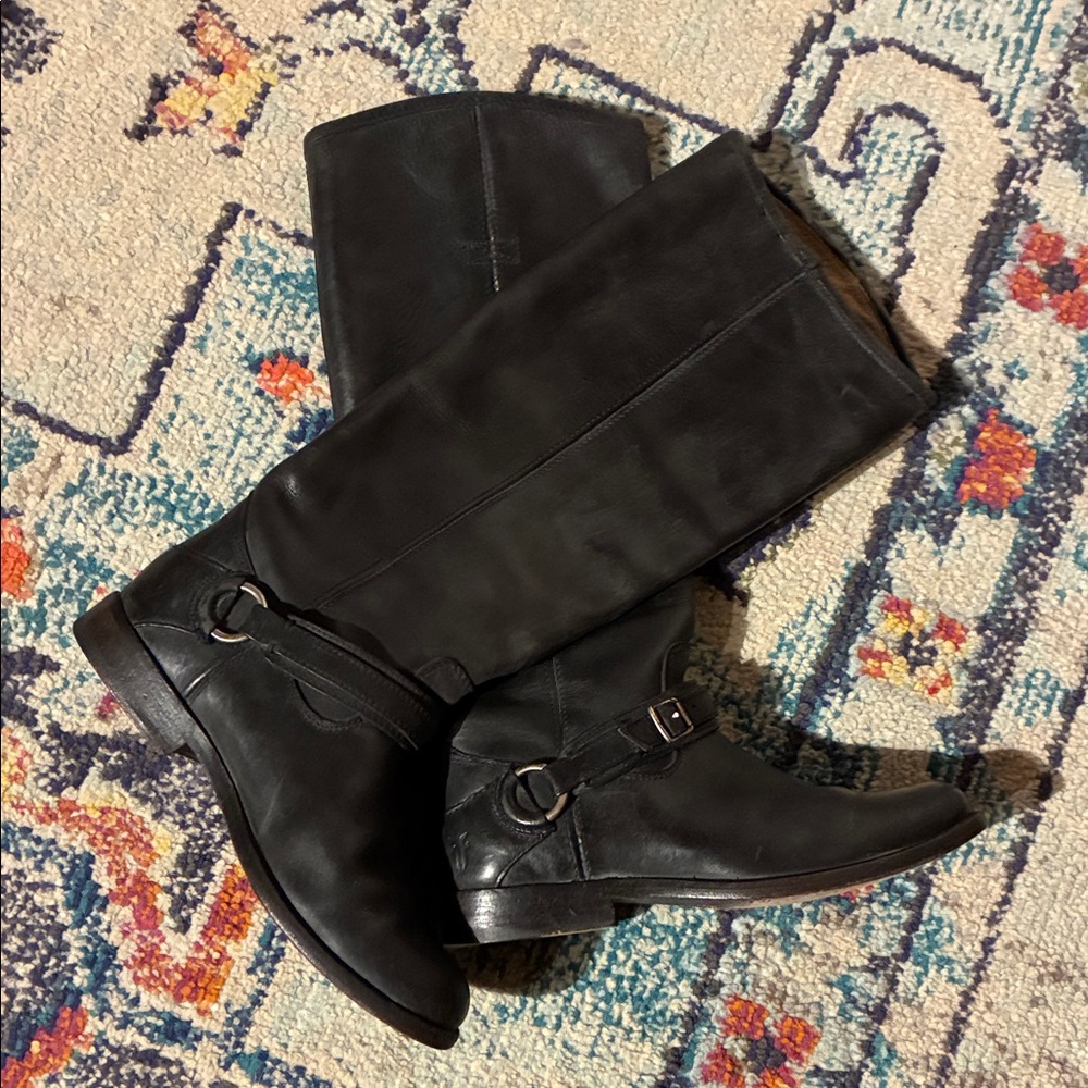 Frye Melissa Strap tall boots
